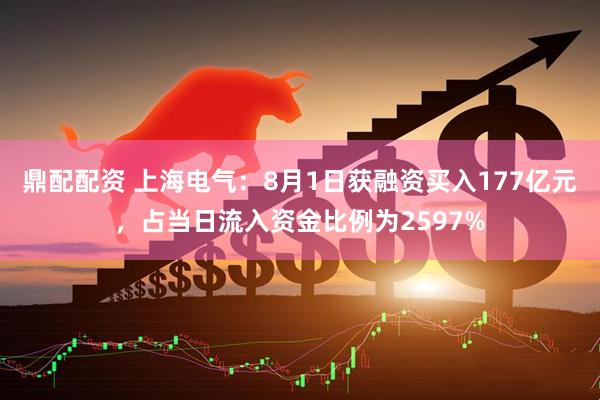 鼎配配资 上海电气：8月1日获融资买入177亿元，占当日流入资金比例为2597%