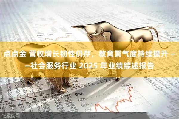 点点金 营收增长韧性仍存，教育景气度持续提升 ——社会服务行业 2025 年业绩综述报告